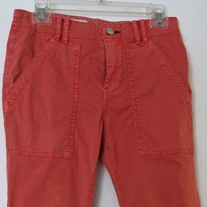 Anthropology Pilcro New  Sz 26 Coral Pants